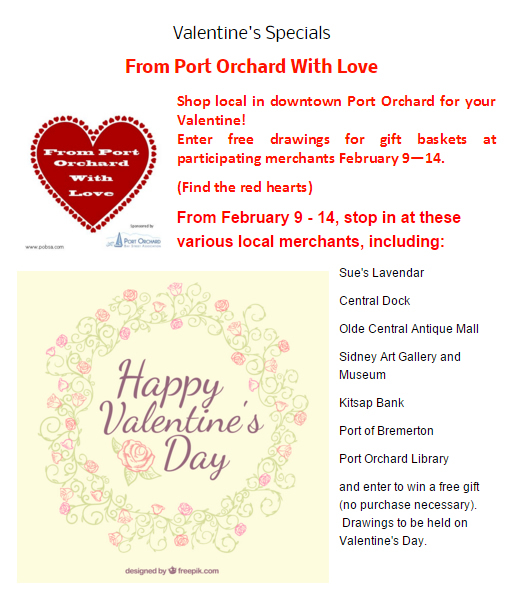 POBSA Happy Valentine's Day -From Port Orchard With Love